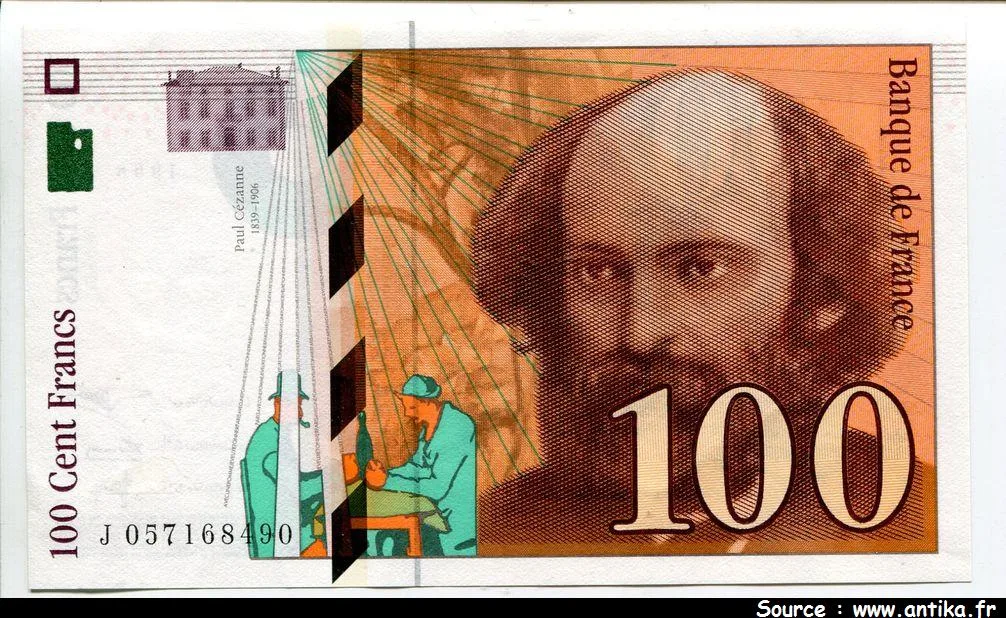 100 FRANCS CEZANNE -Type 1997