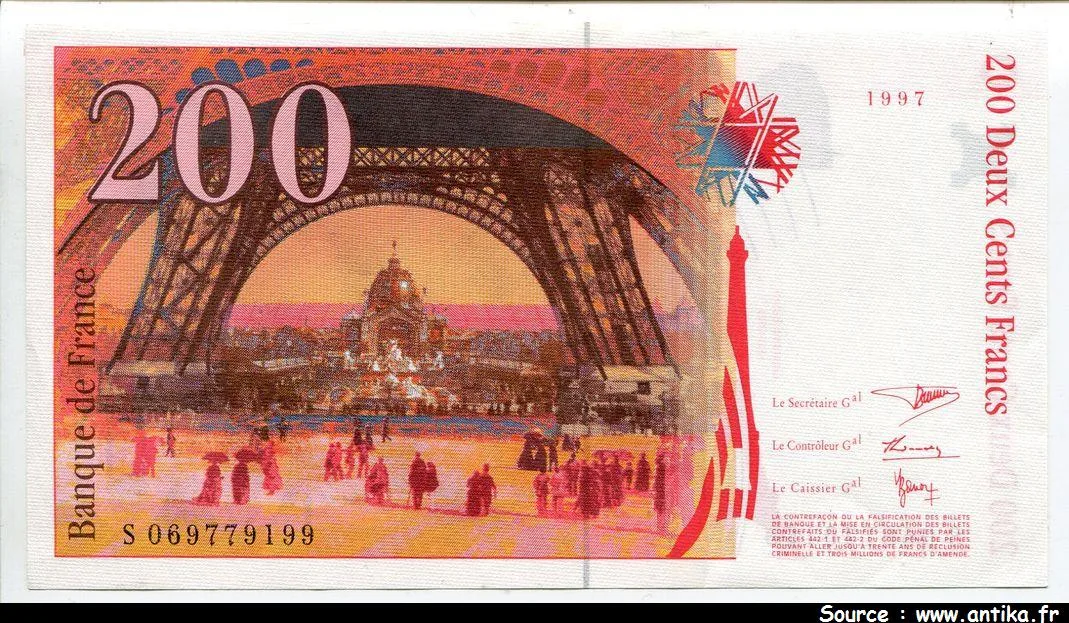 200 FRANCS EIFFEL - Type 1995