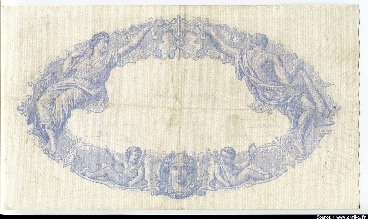 500 FRANCS BLEU & ROSE -Type 1888 modifié