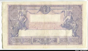 1000 FRANCS BLEU & ROSE - Type 1889
