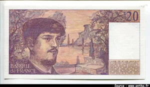 20 FRANCS DEBUSSY - Type 1980