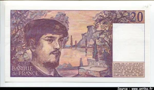 20 FRANCS DEBUSSY - Type 1980