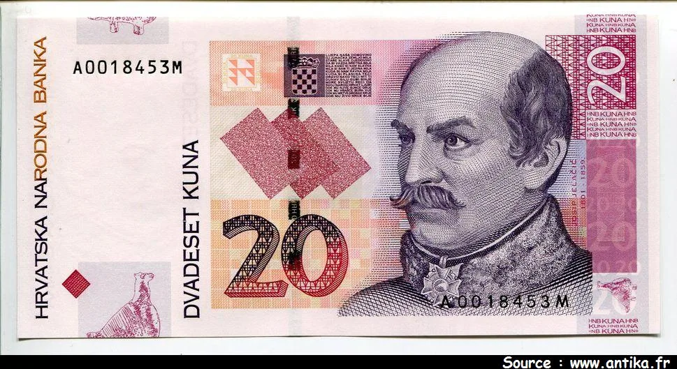 20 Kuna J.Jelacic * *