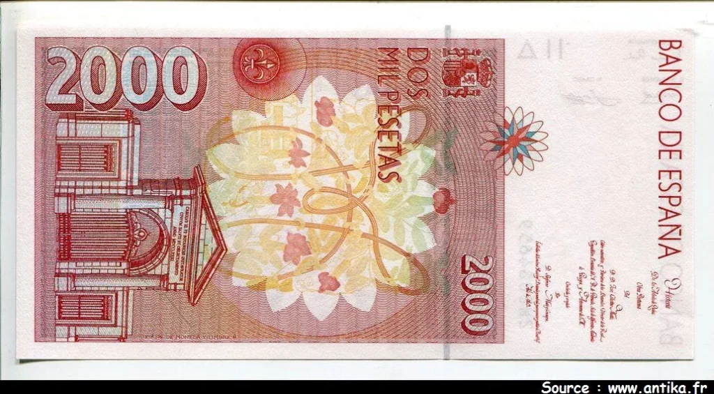 2000 Pesetas José Celestino Mutis