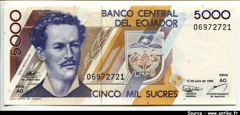 5000 Sucres Juan Montalvo * * * *