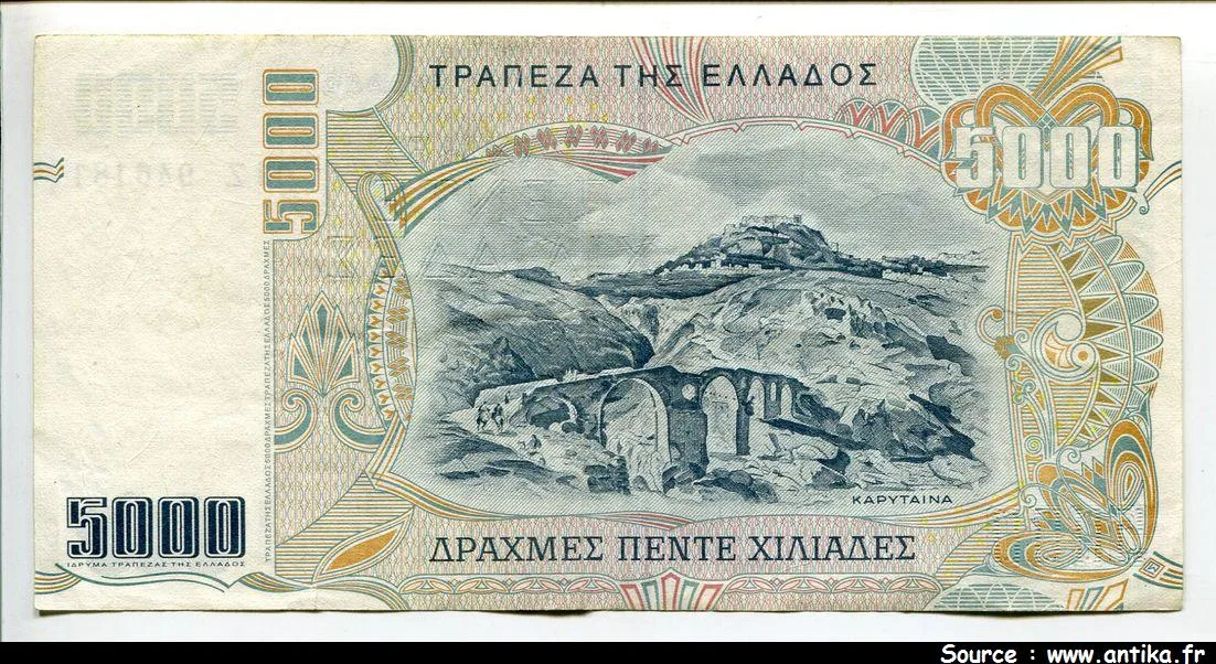 5000 Drachmes T.Kolokotronis * * * *