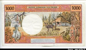 1000 Francs Huttes & Palmiers AlphY.24 Sign 8