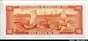 10 Soles de Oro G.Inca de la Vega