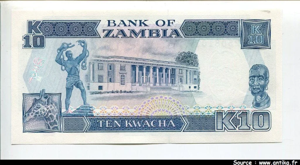 10 Kwacha président K.Kaunda * * * * *