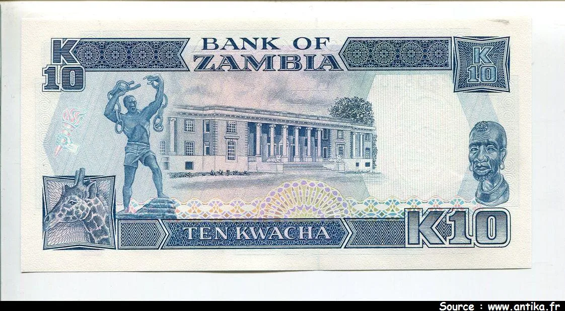 10 Kwacha président K.Kaunda * * * * *