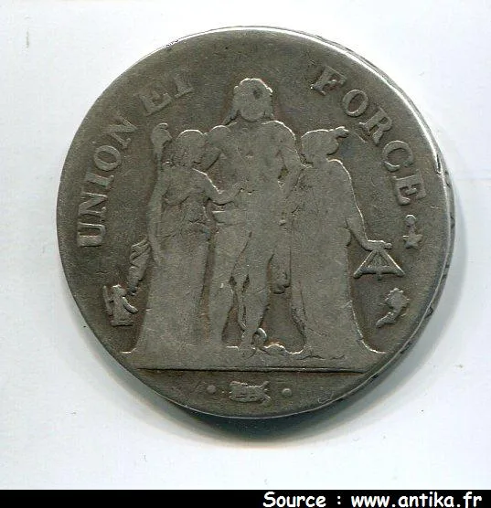 5 FRANCS UNION & FORCE