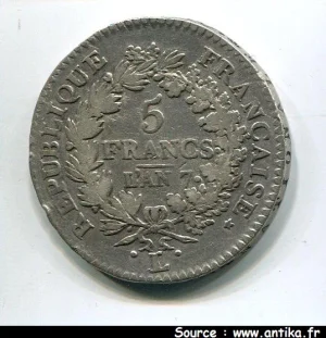 5 FRANCS UNION & FORCE