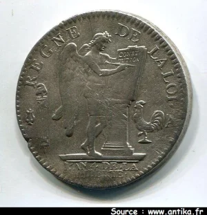 ECU de 6 livres FRANCOIS LOUIS XVI