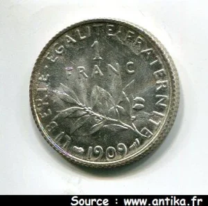 1 FRANC SEMEUSE