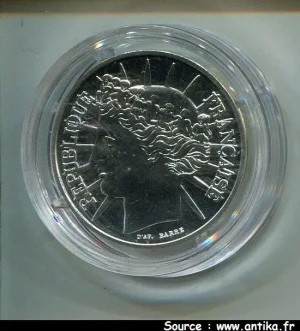 100 FRANCS FRATERNITE Argent