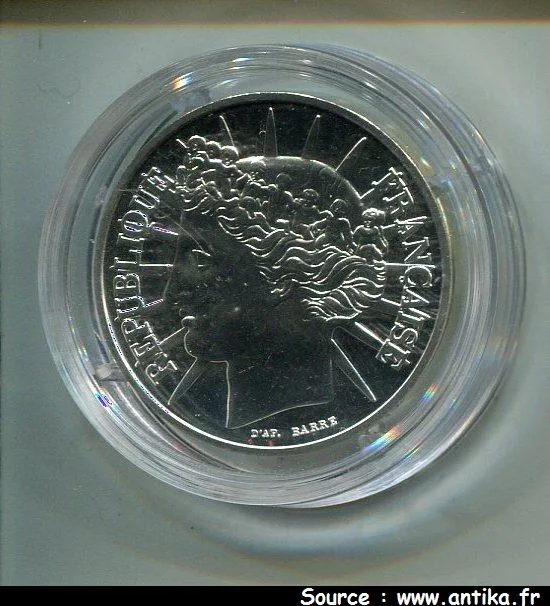100 FRANCS FRATERNITE Argent