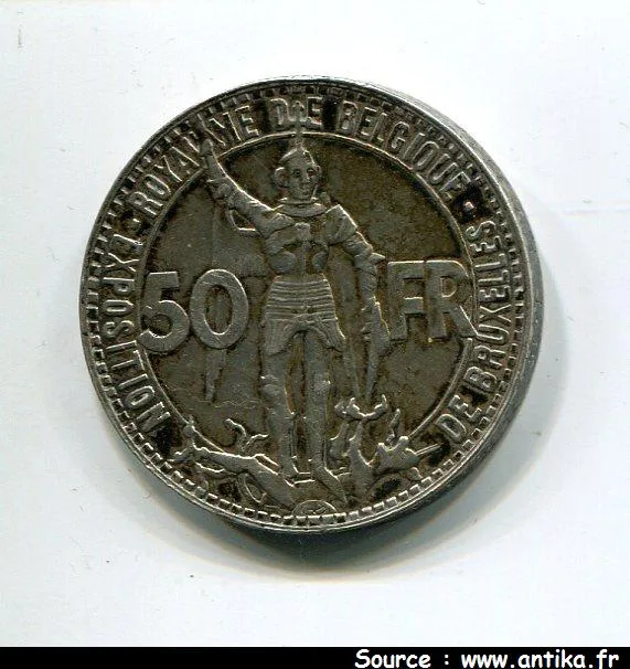 50 FRANCS Argt Exposition Universelle