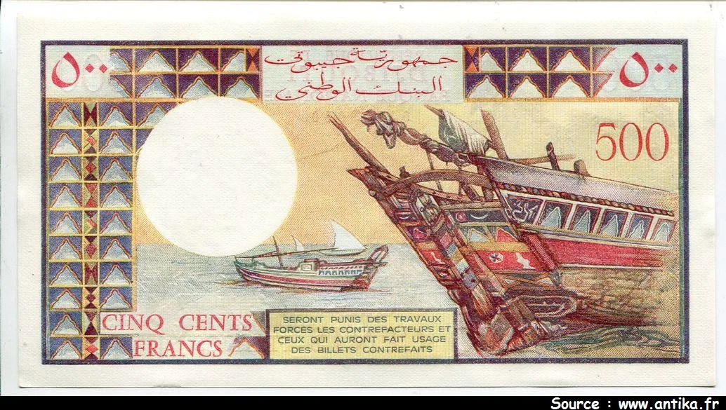 500 FRANCS Homme & Bateau