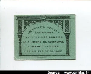 5 CENTIMES Ville de BOGHARI