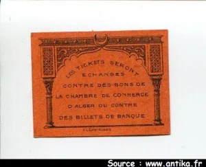 25 CENTIMES Ville de BOGHARI
