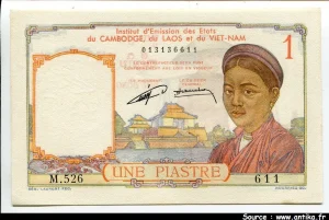 1 PIASTRE Polychrome Rouge