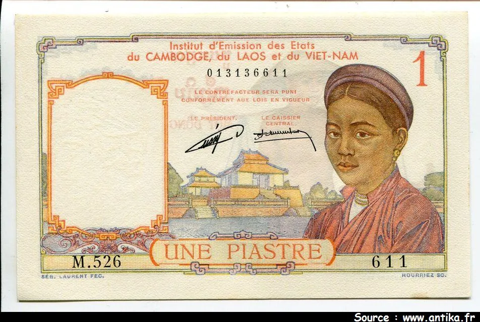 1 PIASTRE Polychrome Rouge