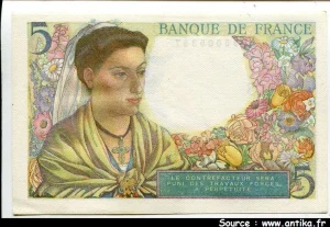 5 FRANCS BERGER - Type 1943