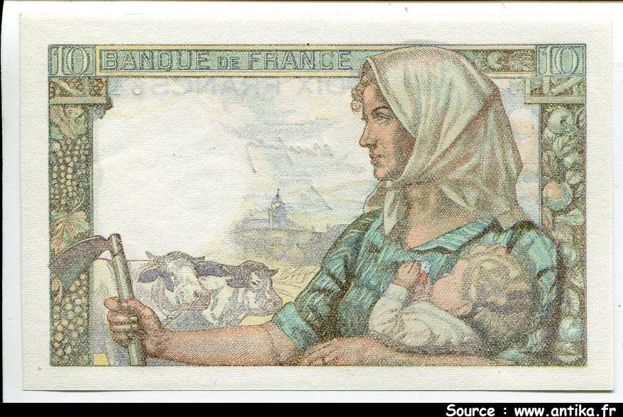 10 FRANCS MINEUR - type 1941