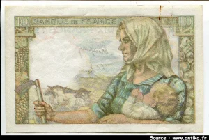 10 FRANCS MINEUR - type 1941