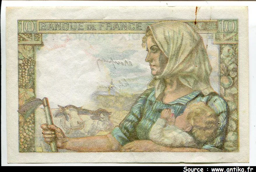 10 FRANCS MINEUR - type 1941