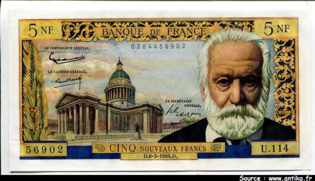 5 NF VICTOR HUGO - Type 1959