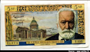 5 NF VICTOR HUGO - Type 1959