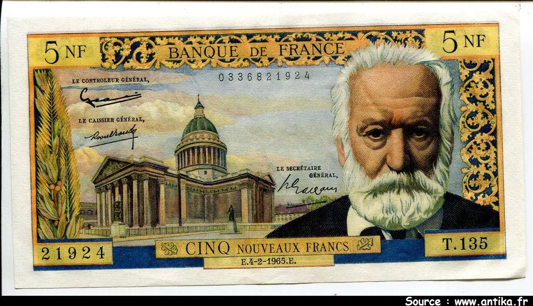 5 NF VICTOR HUGO - Type 1959