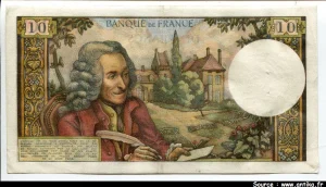 10 FRANCS VOLTAIRE - Type 1963