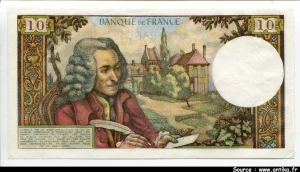 10 FRANCS VOLTAIRE - Type 1963