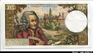 10 FRANCS VOLTAIRE - Type 1963