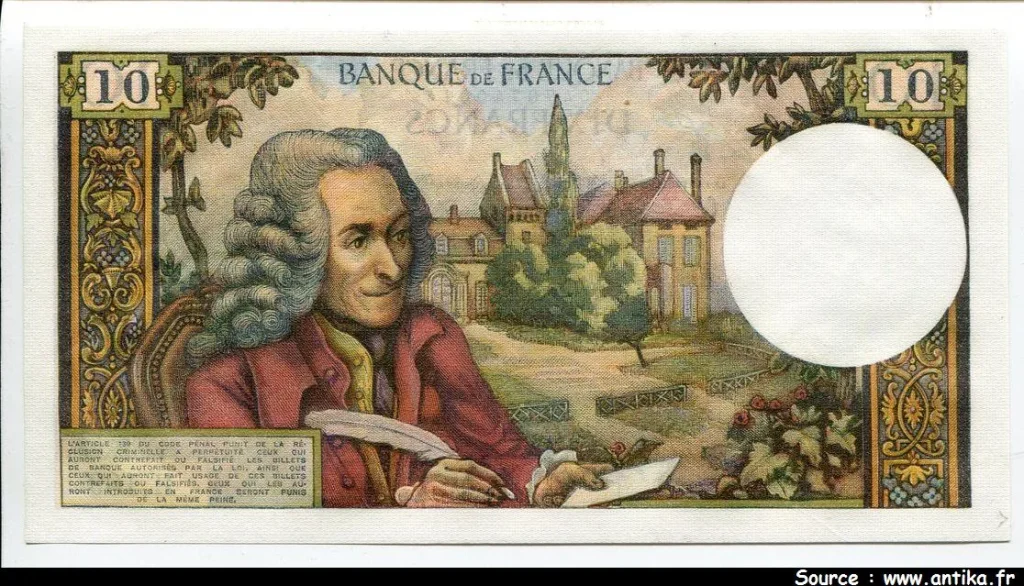 10 FRANCS VOLTAIRE - Type 1963