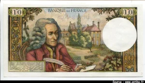 10 FRANCS VOLTAIRE - Type 1963