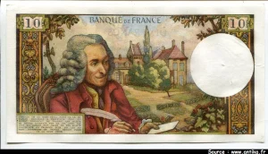10 FRANCS VOLTAIRE - Type 1963