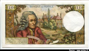 10 FRANCS VOLTAIRE - Type 1963