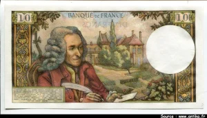 10 FRANCS VOLTAIRE - Type 1963