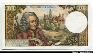 10 FRANCS VOLTAIRE - Type 1963