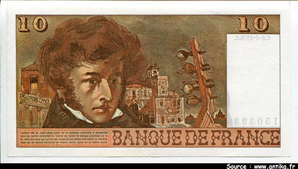 10 FRANCS BERLIOZ - Type 1972