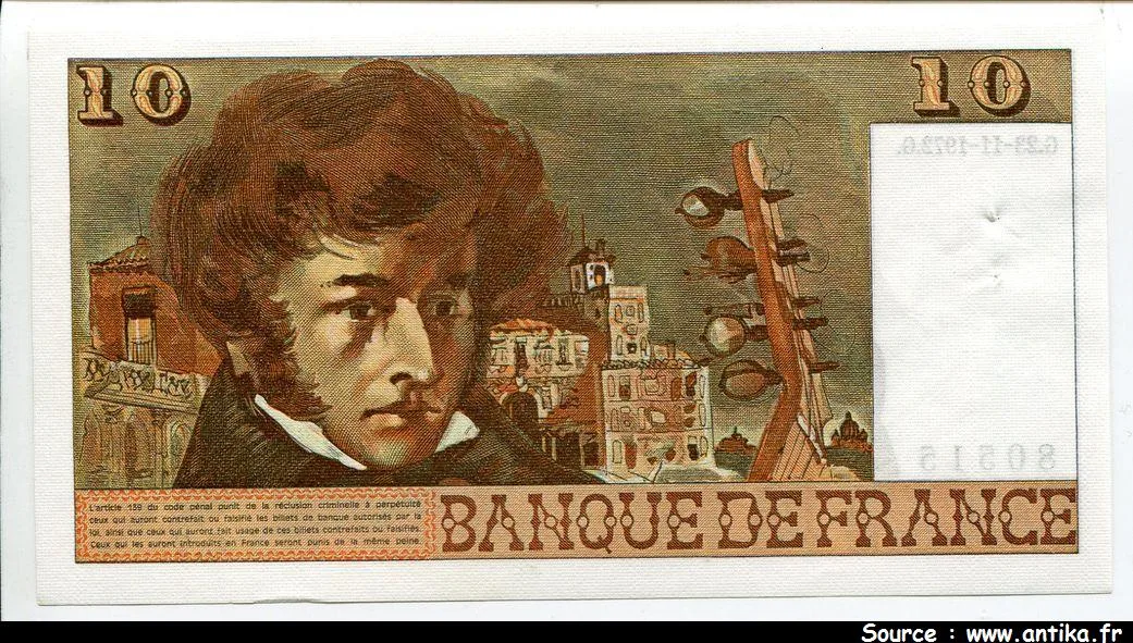 10 FRANCS BERLIOZ - Type 1972