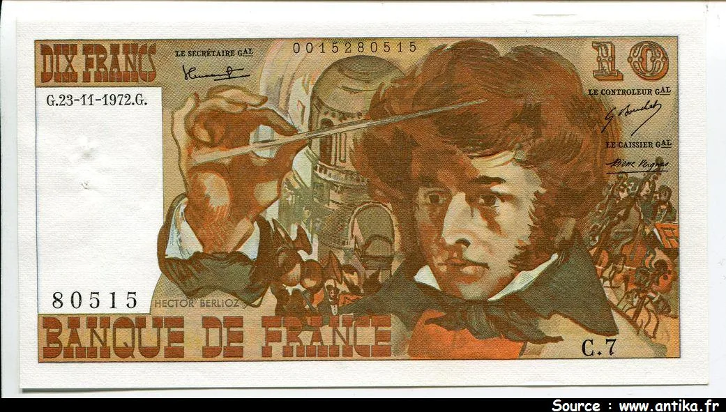 10 FRANCS BERLIOZ - Type 1972