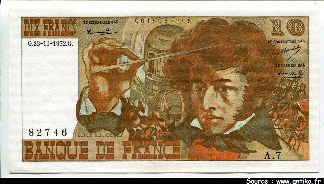 10 FRANCS BERLIOZ - Type 1972