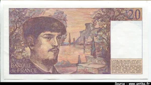 20 FRANCS DEBUSSY - Type 1980