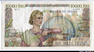 10 000 FRANCS GENIE Français- Type 1945