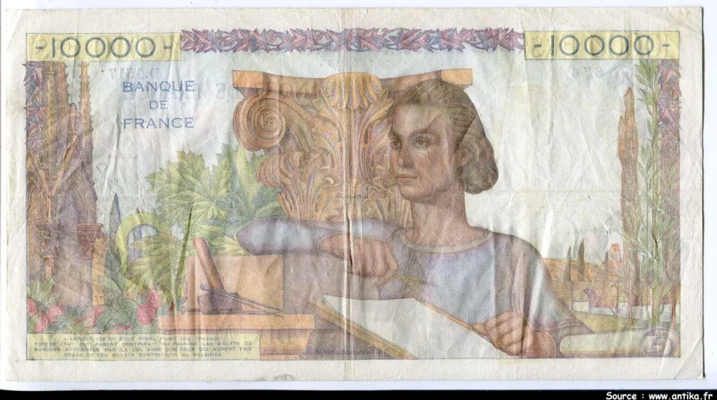 10 000 FRANCS GENIE Français- Type 1945