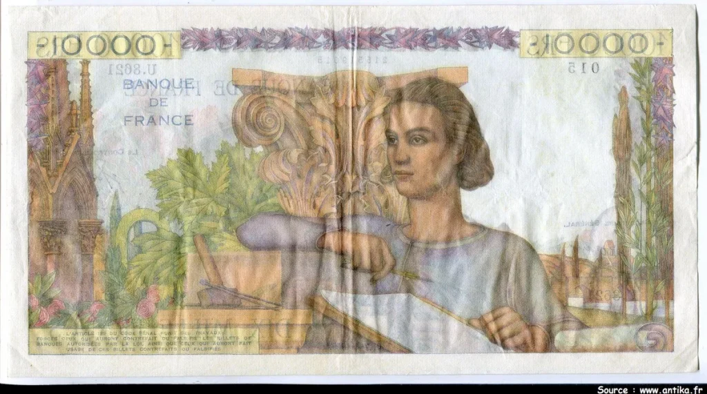 10 000 FRANCS GENIE Français- Type 1945